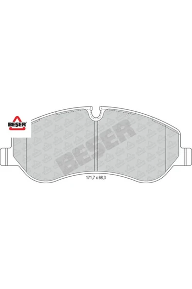 Ön Fren Balatasi Tourneo-Transit-2.2 Tdci ürün görseli 1