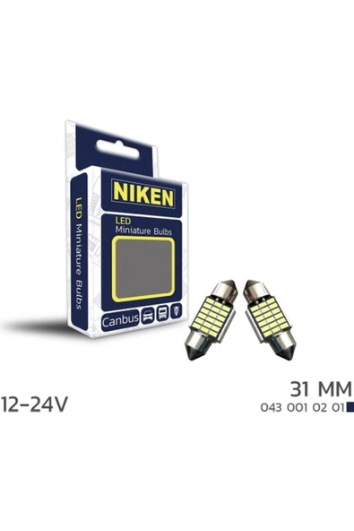 LED Ampul Sofit Canbus LED 31MM 12-24V ürün görseli 1