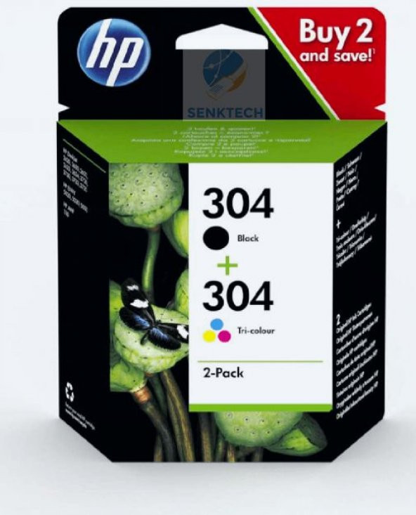 HP 304 RENKLİ VE SİYAH SET ORJİNAL KARTUŞ