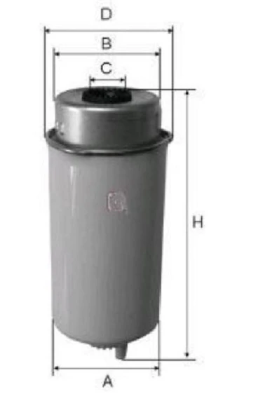 Mazot Fıltresı Transıt V347 2,2tdcı / 2,4tdcı 110PS / 115PS / 130PS / 140PS 3,2tdcı 200PS 0 ürün görseli 1