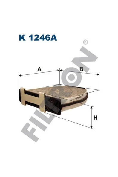 K1246A-POLEN Filtresi Mercedes C Serisi W204-S204 -Cls Serisi C218 ürün görseli 1