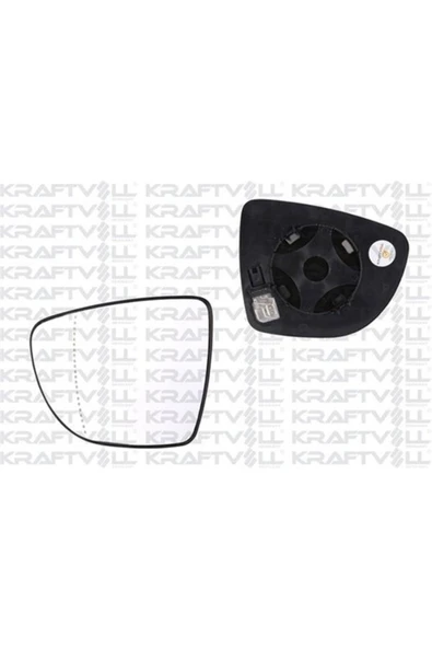 Dıs Dıkız Ayna Camı Elektrıklı Isıtmalı Asferık Camlı Sol Clıo Iv 12-> ürün görseli 1