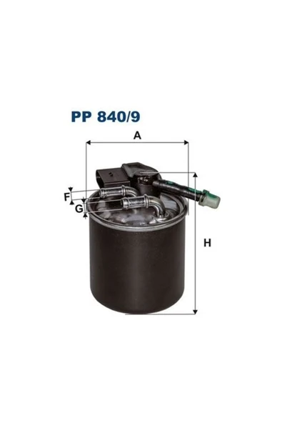 YAKIT FILTRESI W204 08-14 W205 14-18 C218 11-17 W212 09-16 C207 10-16-FILTRON PP840/9-A6510902852 ürün görseli 1