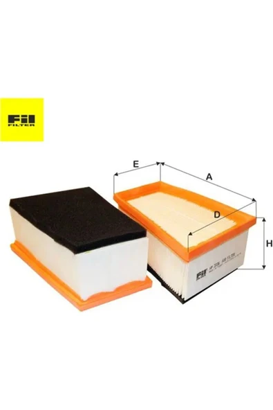 Hava Filtresi Clio Ii-Duster-Megane Ii 1.4/1.6/2.0 ürün görseli 1