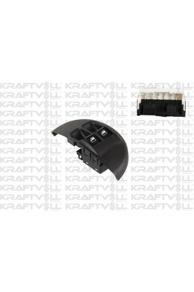 Cam Düğmesi Sol Palıo Sıena 96>01 (6 Fıs) Cercevelı ürün görseli 1