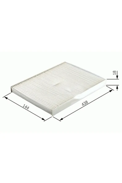 POLEN FİLTRESİ JUMPER DUCATO BOXER 1.9D 1.9TD 2.5D 2.5TD 2.5TDI 2.8D 2.8HDI 94 02 ürün görseli 1
