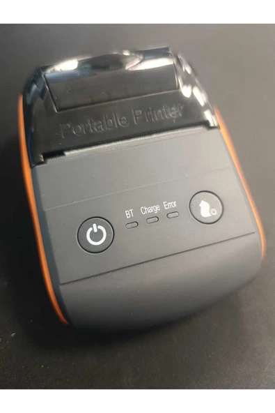 58mm Bluetooth Termal Fiş Adisyon, Makbuz ve Etiket Yazıcı Taşınabilir Kablosuz Yazıcı - Resim 2