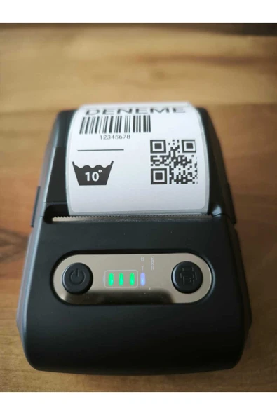 Bluetooth Taşınabilir Termal Etiket Yazıcı 58MM ürün görseli 1