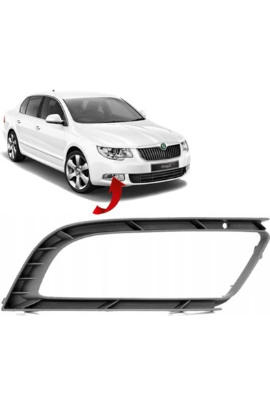 Skoda Süperb Sağ Sis Kapagı Sisli 2013-2015 3T0807682 ürün görseli 1
