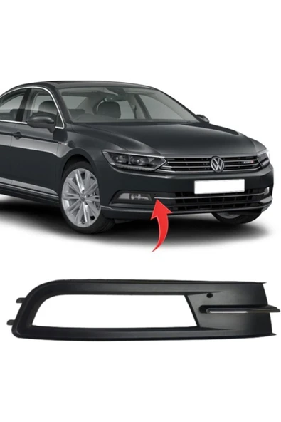 Passat B8 Sağ Sis Kapagı Sisli Nikelajlı 2015-2019 3G0854662A ürün görseli 1