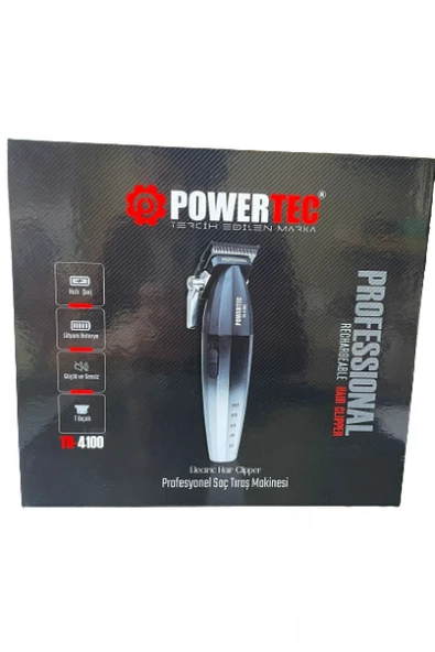 Powertec TR-4100 Profesyonel Saç Sakal Tıraş Makinesi ürün görseli 1