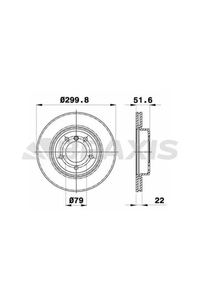Fren Diski Ön Bmw 3 Serısı E46 318 320 325 328 00> ürün görseli 1