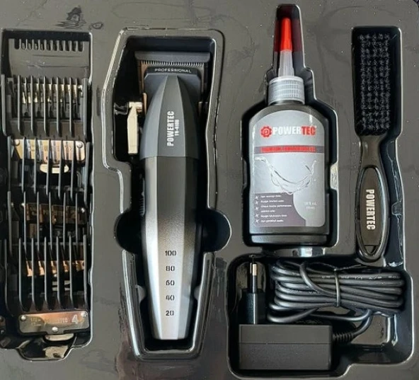 Powertec TR-4100 Profesyonel Saç Sakal Tıraş Makinesi - Resim 2