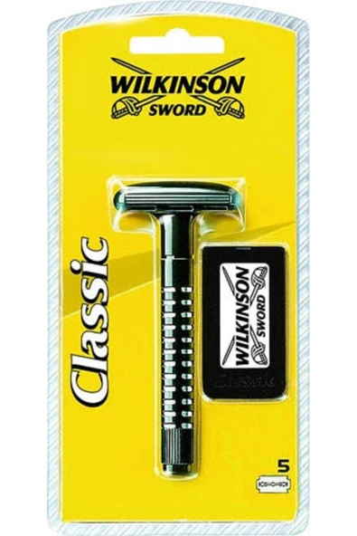 Wilkinson Sword Klasik Tıraş Makinesi ve Yedek Başlık 5'li ürün görseli 1