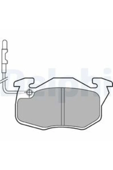 FREN BALATASI ON (105MM) R9 R11 R19 CLIO III 98-03 ürün görseli 1