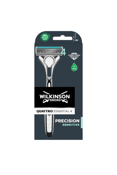 Wilkinson Sword Quattro Tıtanıum Sensıtıve Sistem Erkek Tıraş Bıçağı ürün görseli 1