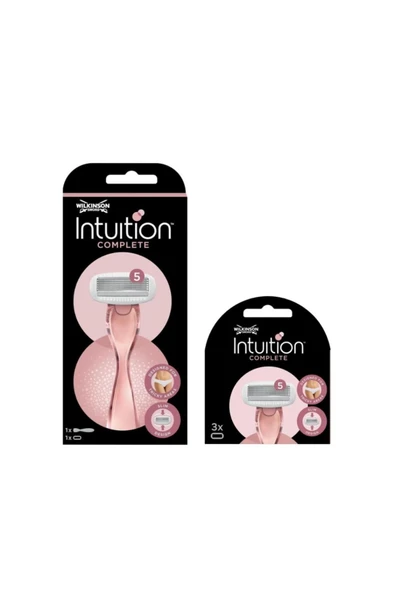 Wilkinson Sword Intuition Complete Kadın Tıraş Bıçağı + 3 Yedek Başlık Set ürün görseli 1