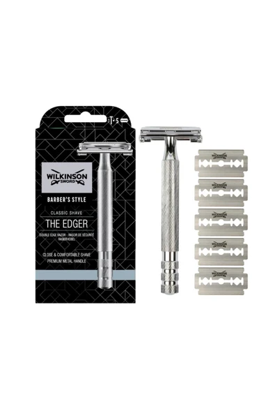 Wilkinson Sword Barber’s Style Double Edge Metal Saplı Erkek Tıraş Bıçağı - Resim 3