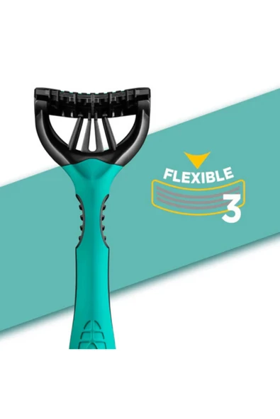 Wilkinson Sword  Xtreme3 3+1 Sensitive Esnek Bıçaklı Erkek Kullan At Tıraş Bıçağı - Resim 2