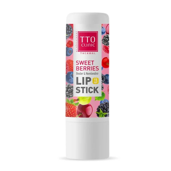 TTO Clinic Thermal SPF15+ Lip Stick 5 gr - Tatlı Meyveler ürün görseli 1