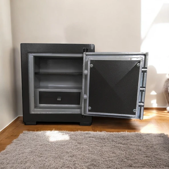 DAF ÇELİK KASA 55 Cm 90 kg Daf Çelik Kasa Yangına-Deprme Dayanıklı- Yerli Üretim - Resim 2