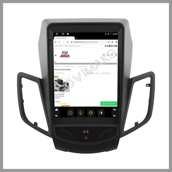 FORD FIESTA 2008-2017 UYUMLU TESLA 4 GB RAM 64 GB HAFIZA ANDROID MULTIMEDIA TEYP - Resim 9