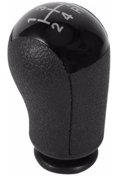 ERC Focus Vites Topuzu Siyah Şemalı Yuvarlak Tip 5 Vites 2005-2008 ürün görseli 1