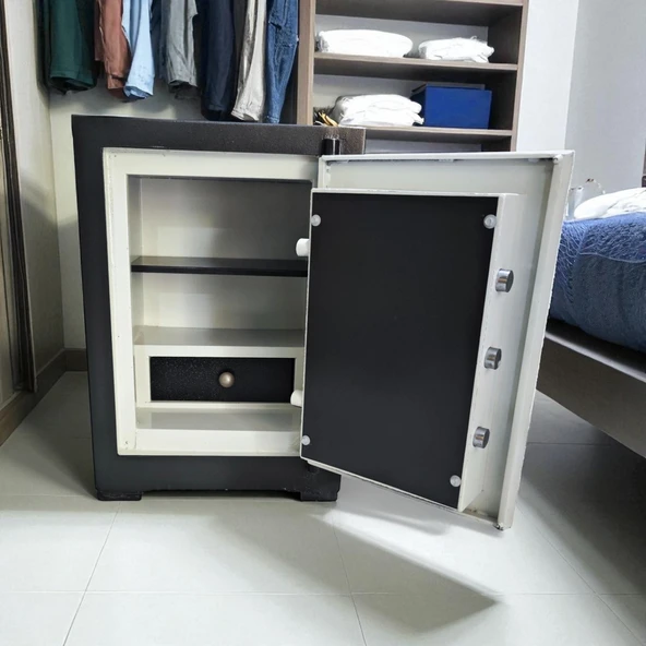 DAF ÇELİK KASA 65 Cm 95 kg Daf Çelik Kasa Yangına-Deprme Dayanıklı- Yerli Üretim - Resim 4