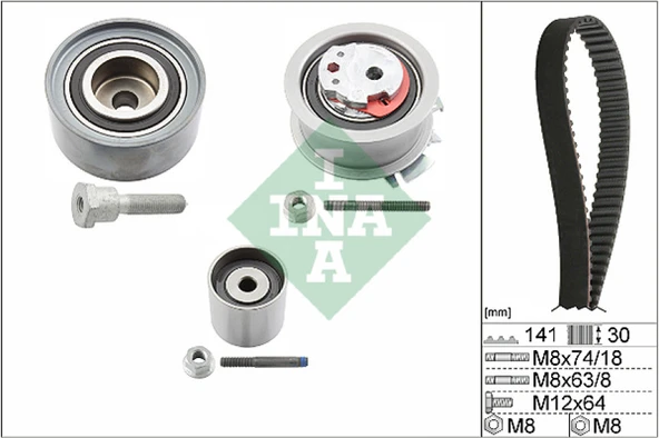 Vw Triger Seti - 141 Dis/ K025607xs - İna 530 0463 10 - Resim 1