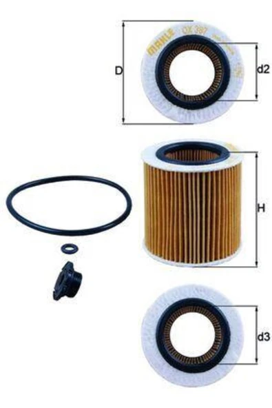 Yag Fıltresı Bmw N20 F10 F20 F30 F22 F32 F34 F36 E84 Z4 E89 ürün görseli 1