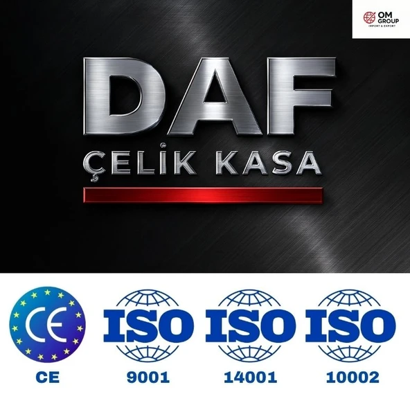 DAF ÇELİK KASA 105 Cm 150 kg Daf Çelik Kasa Yangına-Deprme Dayanıklı- Yerli Üretim - Resim 6