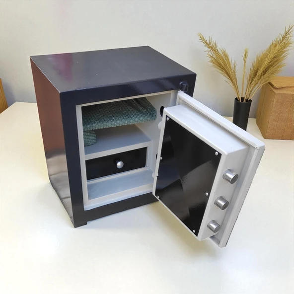 DAF ÇELİK KASA 55 Cm 90 kg Daf Çelik Kasa Yangına-Deprme Dayanıklı- Yerli Üretim - Resim 4