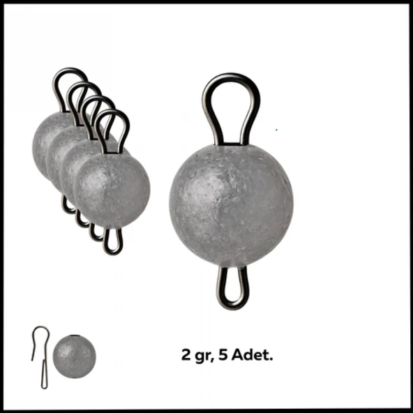 Uyguna-Yakala 2 Gram - 5'li Paket Mafsallı Kurşun - Hareketli İğne Kurşunu-SUN.075 ürün görseli 1