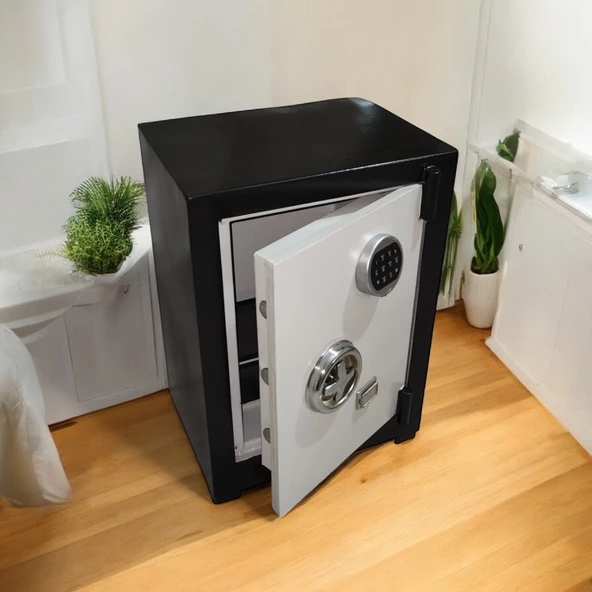 DAF ÇELİK KASA 65 Cm 95 kg Daf Çelik Kasa Yangına-Deprme Dayanıklı- Yerli Üretim - Resim 2