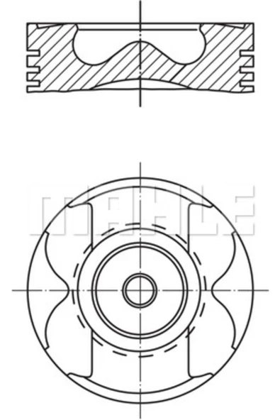MOTOR PİSTON SEGMAN TRAFIC II-MASTER II 2.5 DCI 03 89mm GNZRZ ürün görseli 1