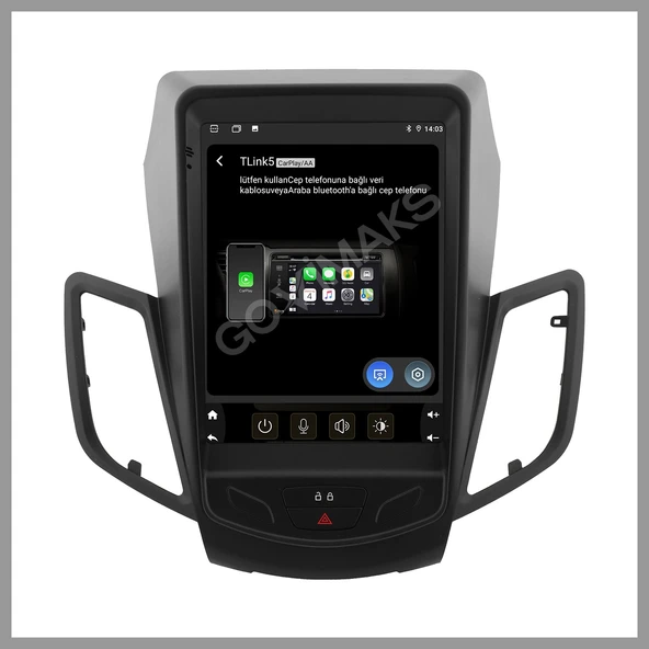 FORD FIESTA 2008-2017 UYUMLU TESLA 4 GB RAM 64 GB HAFIZA ANDROID MULTIMEDIA TEYP - Resim 3