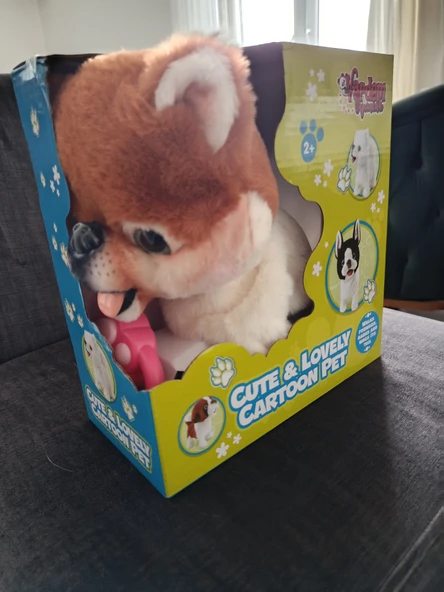 Vardem Pelüş Tasmalı Yürüyen Husky ürün görseli 1