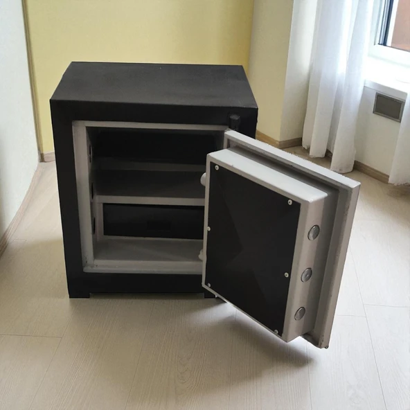 DAF ÇELİK KASA 55 Cm 90 kg Daf Çelik Kasa Yangına-Deprme Dayanıklı- Yerli Üretim - Resim 4