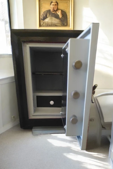 DAF ÇELİK KASA 65 Cm 95 kg Daf Çelik Kasa Yangına-Deprme Dayanıklı- Yerli Üretim - Resim 4