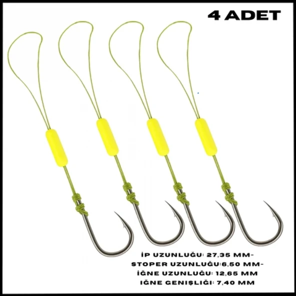 Uyguna-Yakala Stoperli - 4 Adet - İpli LRF Hırsız İğnesi - TAK.158 ürün görseli 1