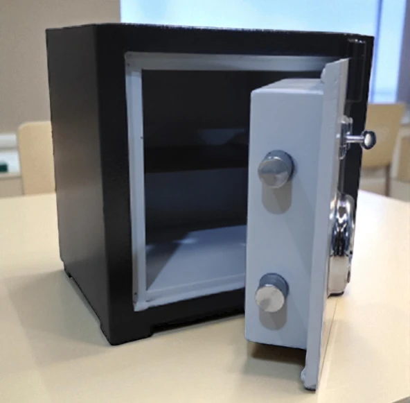 DAF ÇELİK KASA 40 Cm 50 kg  Daf Çelik Kasa Yangına-Deprme Dayanıklı- Yerli Üretim - Resim 3