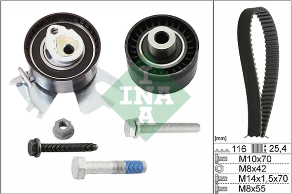 Ford Triger Seti - 116 Dis / Peu 0831w1/1683833;fia 9467642/9467611180 - İna 530 0558 10 - Resim 1