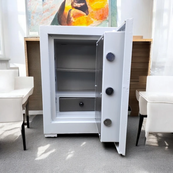 DAF ÇELİK KASA 65 Cm 95 kg Daf Çelik Kasa Yangına-Deprme Dayanıklı- Yerli Üretim - Resim 4