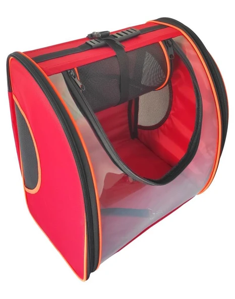La Vista Sanselo Kedi, Küçük Köpek Sırt Taşıma Çantası KIRMIZI 32-26-40cm ürün görseli 1