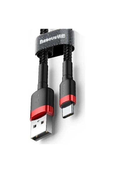 Baseus Catklf-u91 Type-c Cafule Serisi Usb Şarj Ve Data Kablosu 3 Mt ürün görseli 1