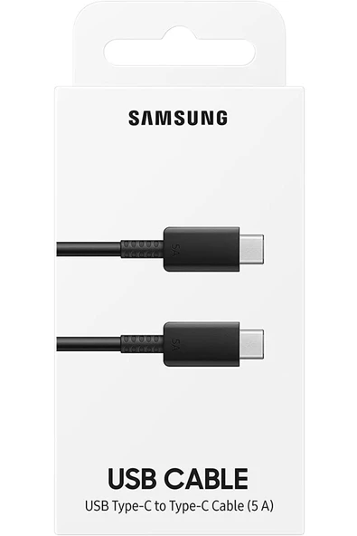 Samsung Ep-Dn975Bbegww 5A Typec Kablo, Siyah ürün görseli 1