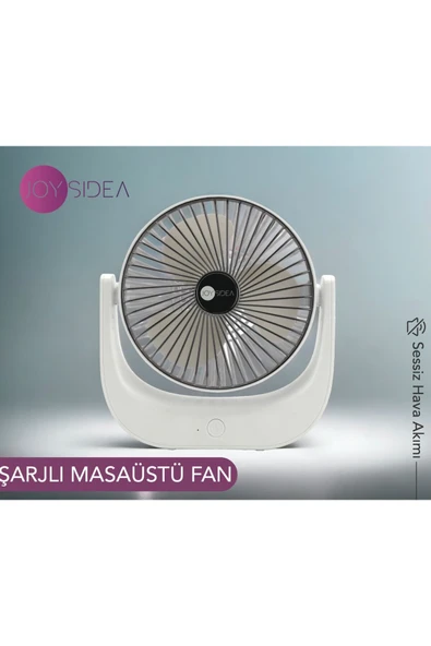JOYSIDEA JOYSİDEA ŞARJLI MASAÜSTÜ VANTİLATÖR FN-70 - Resim 5