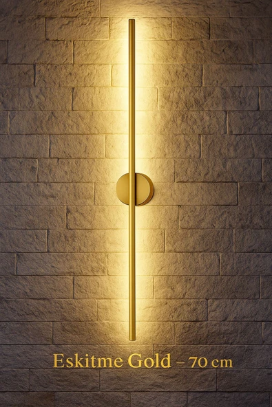 LUMINALED Modern Dekoratif Led Duvar Aplik 70 Cm Günışığı ESKİTME 1 Adet ( PİLLİ ) ürün görseli 1