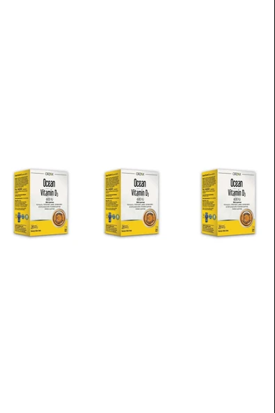 Ocean Vitamin D3 600 IU Sprey 20ml 3 Adet ürün görseli 1
