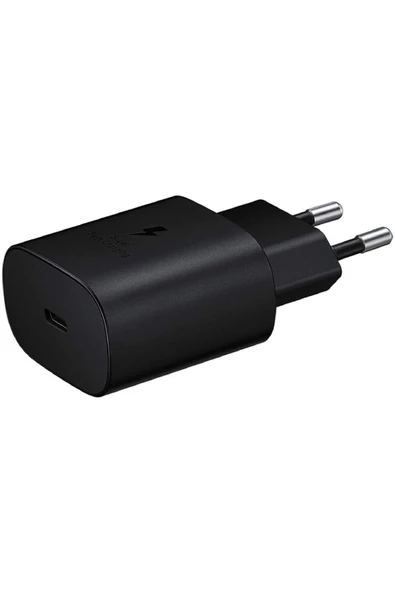 Samsung Galaxy A53 5g Type-c Fast Şarj Adaptörü 25w Siyah( Türkiye Garantili) - Resim 3